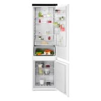 AEG OSC7C191DS CustomFlex beépíthető kombinált hűtőszekrény, 10 év INVERTER MOTOR GARANCIA, NoFrost, AI CoolAssist funkció, 188 cm 