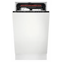 AEG FSE73507P Beépíthető keskeny mosogatógép, 10 év INVERTER MOTOR GANARCIA, Quickselect kezelőpanel, MaxiFlex fiók, 10 teríték, AirDry