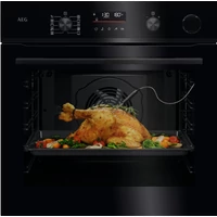 AEG NBR6P531SB SteamCrisp/SenseCook beépíthető gőzsütő, maghőmérő, Wifi, pirolitikus tisztítás