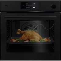 AEG NBR7P731ST SteamCrisp/MealAssist beépíthető gőzsütő, maghőmérő, Wifi, pirolitikus tisztítás