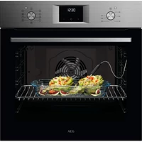 AEG OA5CB31SM SteamBake/SurroundCook beépíthető gőzsütő, maghőmérő, öntisztító hátfal + aqua clean tisztítás