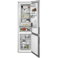AEG RCB736E7MX CustomFlex kombinált hűtőszekrény,10 év INVERTER MOTOR GANARCIA,NoFrost, 201 cm