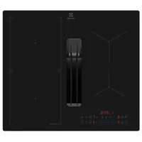 Electrolux ECC63410CT Beépíthető indukciós főzőlap beépített páraelszívóval, SaphirMatt® SE felület, Bridge funkció, Hob2Hood®, Brezze, 60 cm