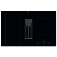 Electrolux ECC83410CK Beépíthető indukciós főzőlap beépített páraelszívóval, Bridge funkció, 80 cm