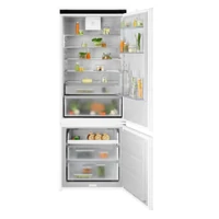 Electrolux ENA7TE75S Beépíthető kombinált hűtőszekrény, 10 év INVERTER MOTOR GARANCIA,  NoFrost, AI CoolAssist funkció, 70 cm széles, 188 cm  