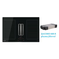 NODOR - NorCoock IS-N7220 BK indukciós főzőlap beépített elszívóval + plazma filter QUADRA 800 R