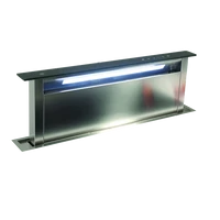 Sirius - Páraelszívó S-DD2 TC/L EM 118 Fekete üveg/inox motor nélkül