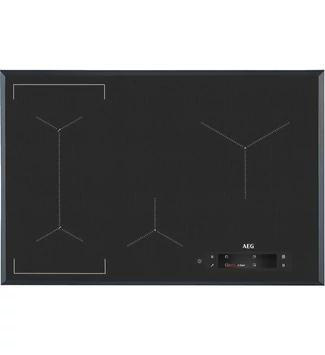 AEG IAE84881FB SensePro beépíthető indukciós főzőlap, maghőmérő, Hob2Hood, Bridge funkció, 80 cm