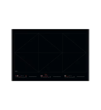 AEG NIR86T08FB TotalFlex beépíthető indukciós főzőlap, Hob2Hood, 80 cm