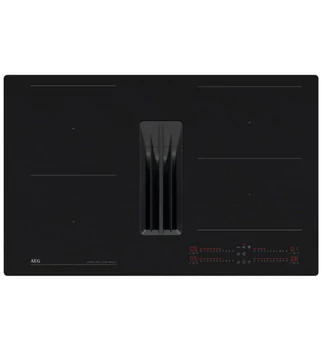 AEG TH84CC23CZ Beépíthető indukciós főzőlap beépített páraelszívóval, SaphirMatt® felület, Bridge, Hob2Hood®, Breeze, 80 cm