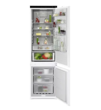 AEG NSC8M192DS CustomFlex beépíthető kombinált hűtőszekrény, 10 év INVERTER MOTOR GARANCIA, NoFrost, AI CoolAssist funkció, Colling 360 technológia, 188 cm 