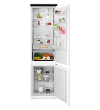 AEG TCTCS191ES CustomFlex beépíthető kombinált hűtőszekrény, 10 év INVERTER MOTOR GARANCIA, NoFrost, AI CoolAssist funkció, 188 cm 