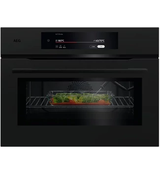 AEG NKK9N821T CombiQuick/ProAssist beépíthető kompakt sütő - mikrohullámú sütő, maghőmérő, Wifi