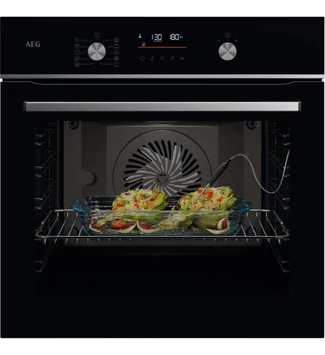 AEG OA5CB531AB SteamBake/SurroundCook beépíthető gőzsütő, maghőmérő, Wifi, öntisztító hátfal + aqua clean tisztítás