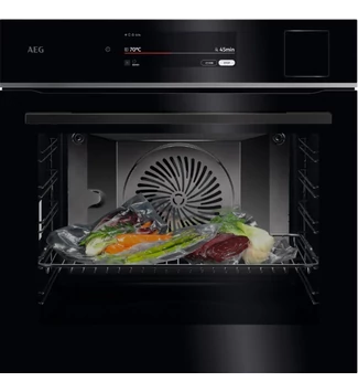 AEG TP9SB831AB SteamPro/ProAssist beépíthető gőzsütő, maghőmérő, SousVide, Steamify, Wifi, gőztiztítás