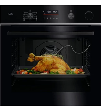 AEG TR6PB531SB SteamCrisp/SenseCook beépíthető gőzsütő, maghőmérő, Wifi, pirolitikus tisztítás