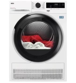 AEG T5DZ8BE AutoSense hőszivattyús szárítógép,10 év INVERTER MOTOR GARANCIA, 8 kg, C  energiaosztály, inverter motor