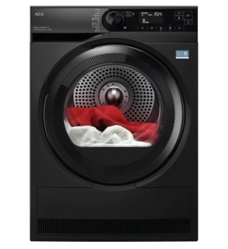 AEG TR8394CDE AbsoluteCare hőszivattyús SÖTÉTSZÜRKE szárítógép, 10 év INVERTER MOTOR GARANCIA, 9 kg,  WiFi, C energiaosztály