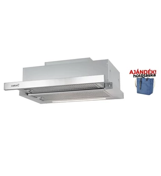 Cata - Páraelszívó TFH-6630/A X LED brushless inox + AJÁNDÉK hűtőtáska