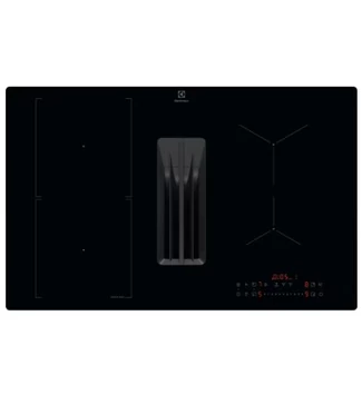 Electrolux ECC83410CK Beépíthető indukciós főzőlap beépített páraelszívóval, Bridge funkció, 80 cm
