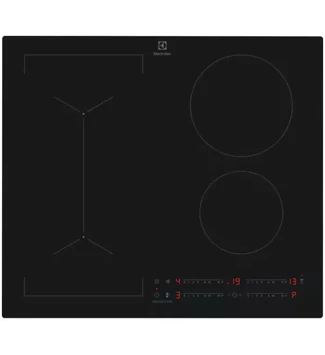 Electrolux EIV63443CT Beépíthető indukciós főzőlap, SaphirMatt® SE üvegfelület, Bridge, Hob2Hood®, 60 cm
