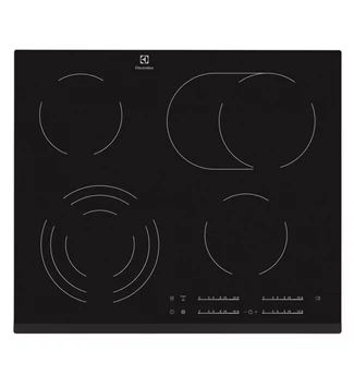 Electrolux EHF6547FXK Beépíthető kerámia főzőlap, 60 cm