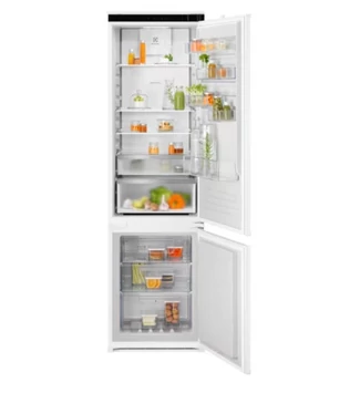 Electrolux ENA7CD19S CustomFlex beépíthető kombinált hűtőszekrény, 10 év INVERTER MOTOR GARANCIA, NoFrost, AI CoolAssist funkció, 188 cm