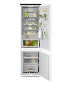 Electrolux ENG8MD19S CustomFlex Beépíthető kombinált hűtőszekrény, 10 év INVERTER MOTOR GARANCIA, NoFrost, AI CoolAssist funkció, Cooling360 technológia, 188 cm 