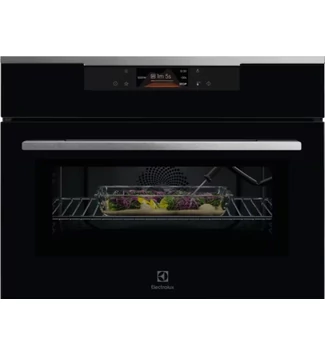Electrolux KVLBE09X CombiQuick/MealAssist beépíthető kompakt sütő - mikrohullámú sütő, maghőmérő, Wifi