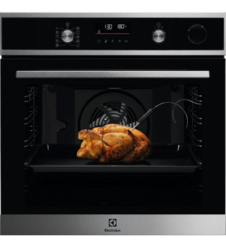 Electrolux EOC6H76X SteamCrisp beépíthető gőzsütő, maghőmérő, LED kijelző