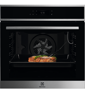 Electrolux EOE8P39WX SenseCook beépíthető sütő, maghőmérő, pirolitikus tisztítás, beprogramozott receptek, LCD kijelző