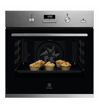 Electrolux KOD3H70X SteamBake beépíthető sütő gőzfunkcióval, LED kijelző