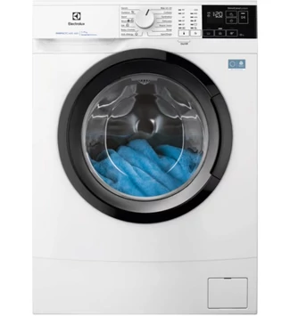 Electrolux EWS6427BE PerfectCare keskeny elöltöltős mosógép,  10 év INVERTER MOTOR GARANCIA, Antiallergén program gőzzel, 7 kg, 1200 f/p., ökoinverter motor, TimeManager
