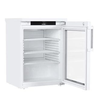 Liebherr FRTvg 1511 5 Év teljes körű GARANCIA!!! Pult alá helyezhető hűtőszekrény ventilációs hűtéssel, üveg ajtó, fehér