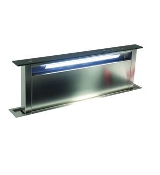 Sirius - Páraelszívó S-DD2 TC/L EM 118 Fekete üveg/inox motor nélkül