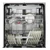 AEG GI7212A2SN Beépíthető mosogatógép, 10 év INVERTER MOTOR GARANCIA, WiFi, QuickSelect kezelőpanel, EasyFlex fiók, AirDry, 14 teríték