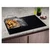 Electrolux ECC83410CK Beépíthető indukciós főzőlap beépített páraelszívóval, Bridge funkció, 80 cm
