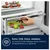 Electrolux ENA7CD19S CustomFlex beépíthető kombinált hűtőszekrény, 10 év INVERTER MOTOR GARANCIA, NoFrost, AI CoolAssist funkció, 188 cm