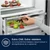 Electrolux ENT6MD19S3 kombinált hűtő, 10 év INVERTER MOTOR GANARCIA NoFrost, 188,4 cm