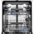 Electrolux EEG69405L GlassCare beépíthető mosogatógép, MaxiFlex fiók, 15 teríték, AirDry